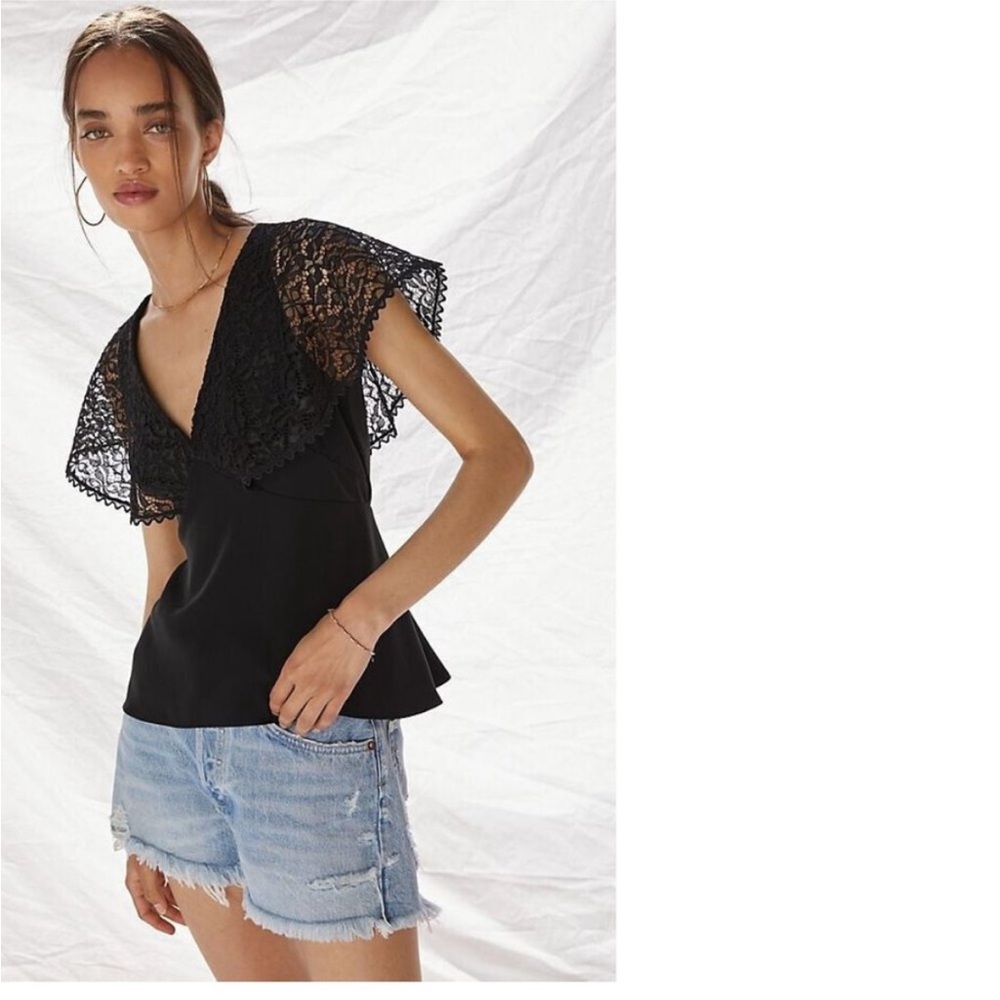 NEW Sachin & Babi Anthropologie Lace Blouse Top